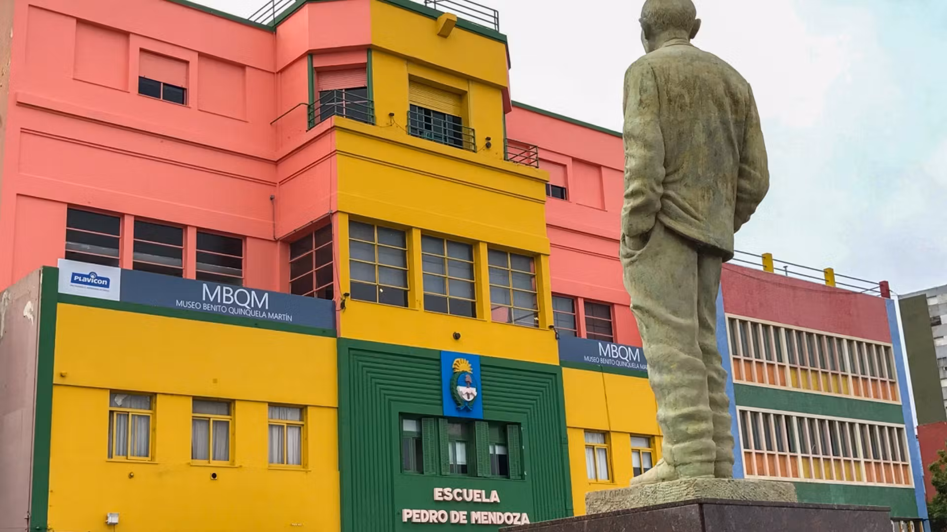 Foto externa no Museu Benito Quinquela Martín